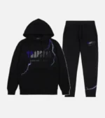 Trapstar Chenille Decoded Tracksuit Black