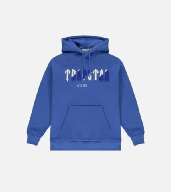 Trapstar Chenille Decoded Tracksuit Blue White - Image 2