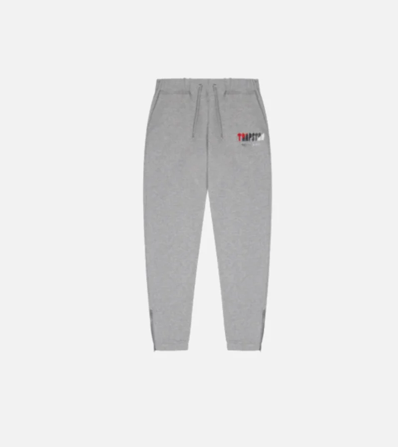 Trapstar-Chenille-Decoded-Tracksuit-Grey-Red-2.webp Trapstar Chenille Decoded Tracksuit Grey Red - Image 3