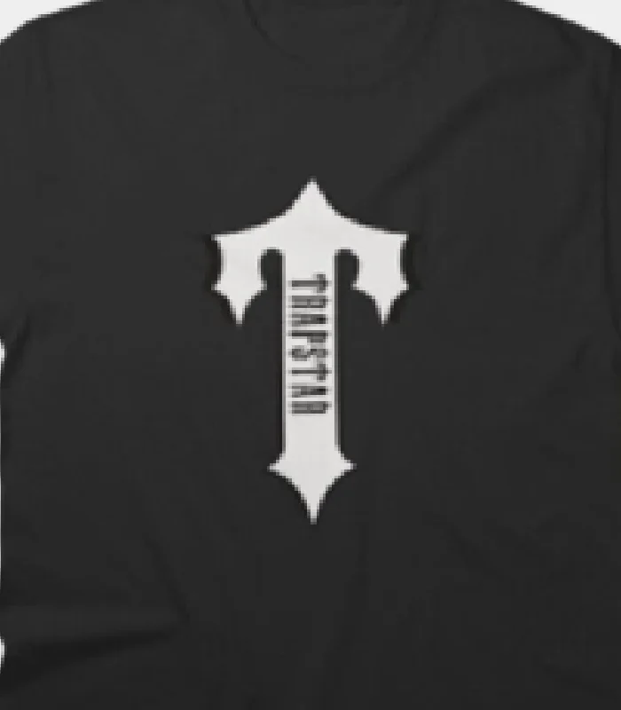 Trapstar-Classic-T-Shirt-Black-White-1.webp Trapstar Classic T-Shirt Black White - Image 2