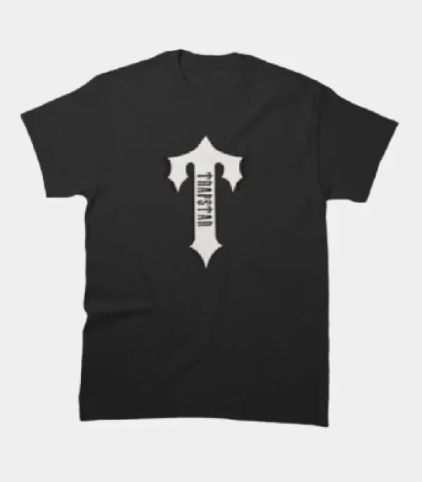 Trapstar Classic T-Shirt Black White - Image 1