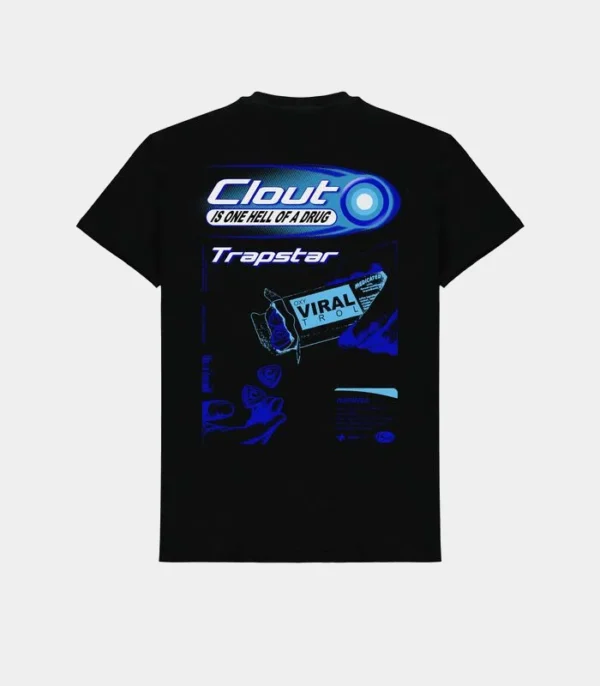 Trapstar Clout T-Shirt Black - Image 1
