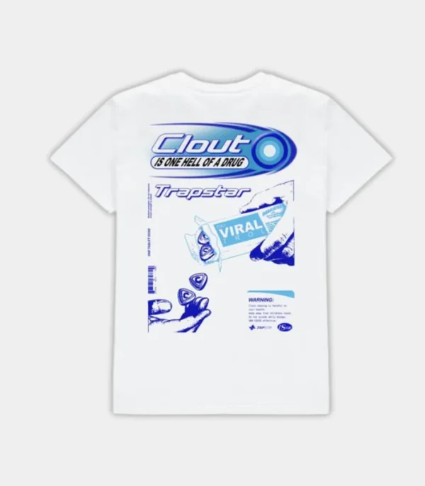 Trapstar Clout T-Shirt White - Image 1