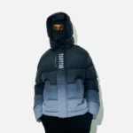 Trapstar Decoded 2.0 Hooded Puffer Jacket Black - Image 3