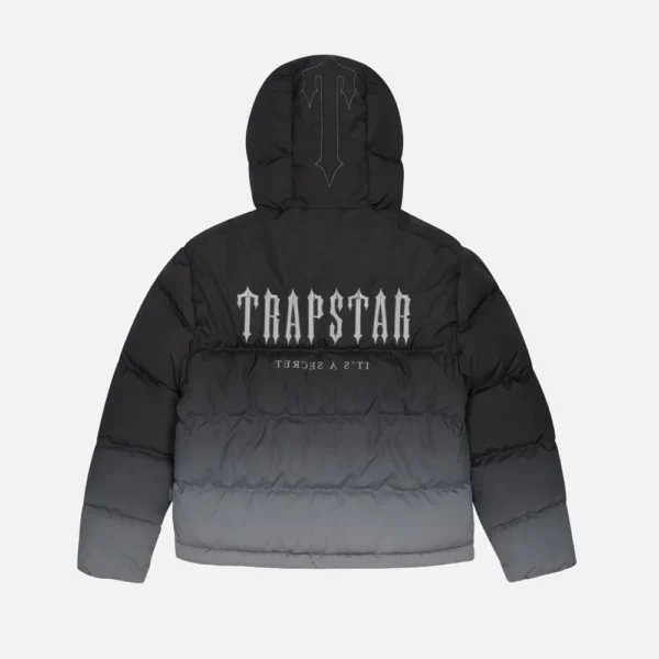 Trapstar Decoded 2.0 Hooded Puffer Jacket Black - Image 1