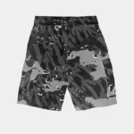 Trapstar Decoded Camo Shorts Black