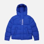 Trapstar Decoded Hooded Quilted Jacket Blue - Image 2