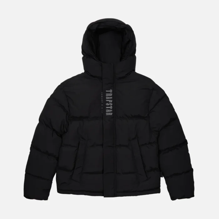Trapstar-Decoded-Quilted-Jacket-With-Hood-Black-1-1.webp Trapstar Hyperdrive Stepp Jacket Black - Image 2