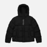 Trapstar Decoded Quilted Jacket With Hood Black - Image 2
