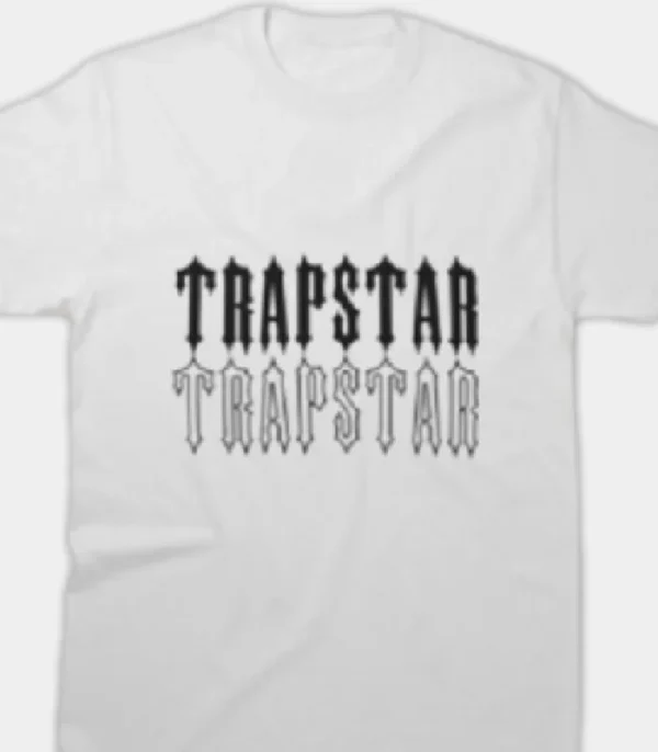 Trapstar Essential T-Shirt White Black - Image 2