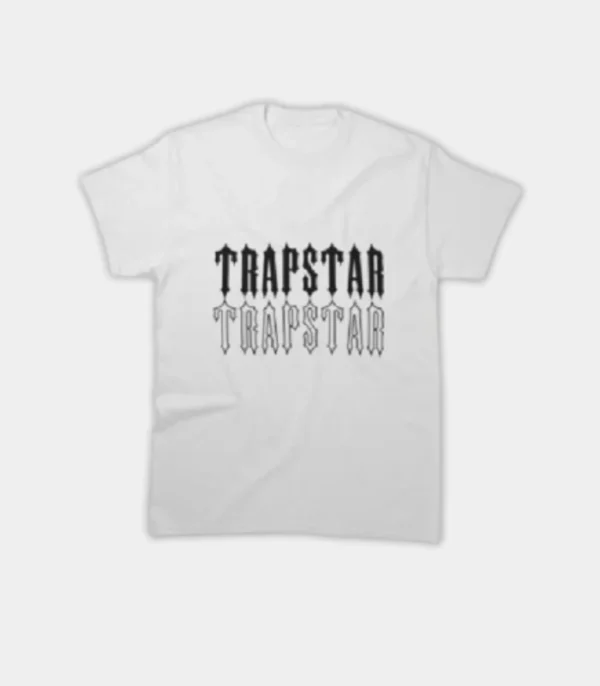 Trapstar Essential T-Shirt White Black - Image 1