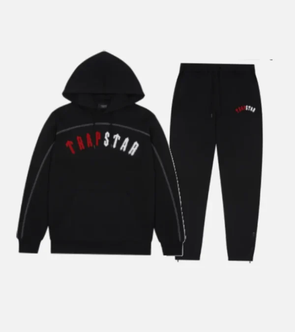 Trapstar Irongate Arch Chenille Tracksuit Black - Image 1