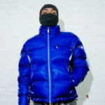 Trapstar Irongate Quilted Jacket Light Blue - Image 3