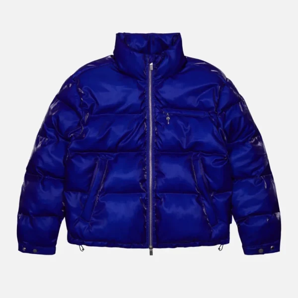 Trapstar Irongate Quilted Jacket Light Blue - Image 1
