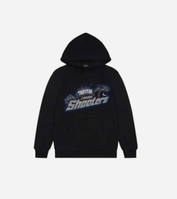 Trapstar Shooters Tracksuit Black Blue - Image 2