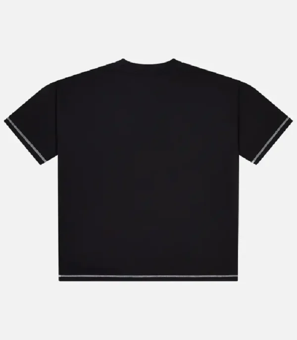 Trapstar Script T-Shirt Black Pink - Image 2