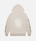 Trapstar Script Spray Hoodie Sand - Image 2