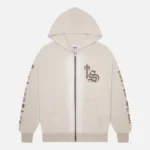Trapstar Script Spray Hoodie Sand