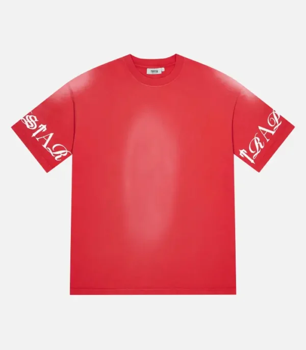 Trapstar Script T-Shirt Red - Image 1
