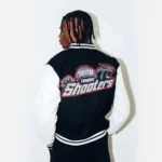 Trapstar Shooters College Jacket Black - Image 3