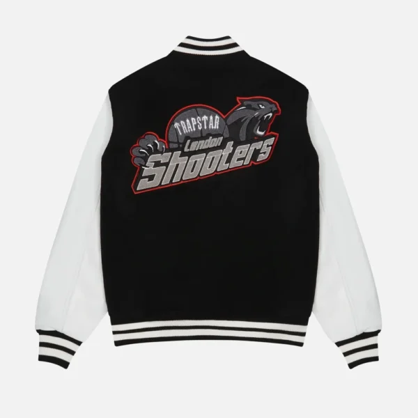 Trapstar Shooters College Jacket Black - Image 1