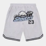 Trapstar Shooters SS23 Basketball Shorts Grey/Blue