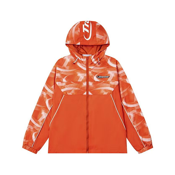 Doudoune Stampata Hyperdrive Arancia Hyperdrive Orange Printed Puffer Jacket
