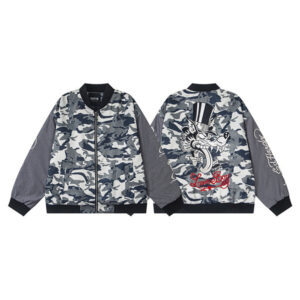 Trapstar x Ed Hardy Lover Boy Puffer Jacket.