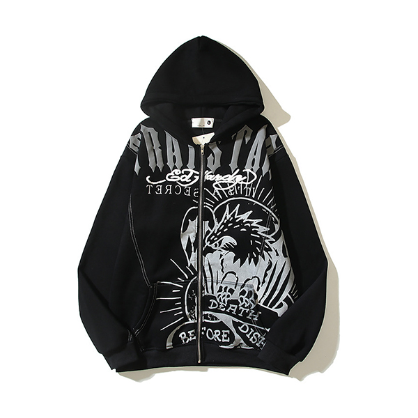 Pull Noir Trapstar X Ed Hardy Dbd Trapstar x Ed Hardy DBD Black Hoodie